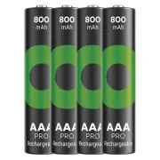 GP Baterija za ponovno polnjenje. ReCyko Pro AAA (HR03) 800 mAh- 4 kosi