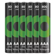 GP Baterija za ponovno polnjenje. ReCyko Pro AAA (HR03) 800mAh - 6 kosov