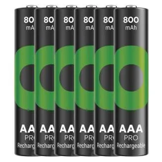 GP Baterija za ponovno polnjenje. ReCyko Pro AAA (HR03) 800mAh - 6 kosov