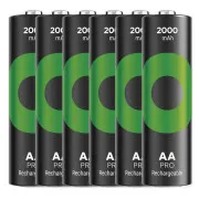GP Baterija za ponovno polnjenje. ReCyko Pro AA (HR6) 2000mAh - 6 kosov