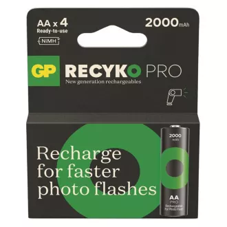 GP akumulatorska bliskavica ReCyko Pro Photo Flash AA 2000mAh-4ks