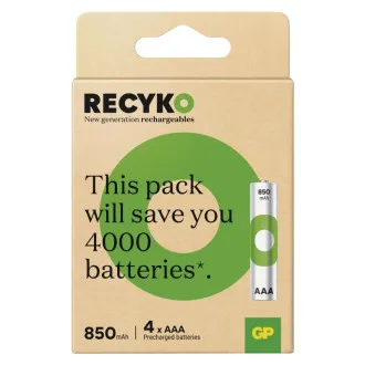 GP ReCyko 850 AAA akumulatorska baterija (HR03)-4ks GP ReCyko 850 AAA akumulatorska baterija (HR03)-4ks