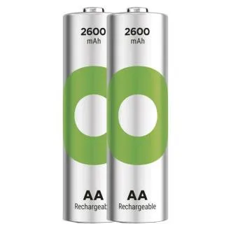 GP Baterija za ponovno polnjenje. ReCyko 2600 AA (HR6) - 2 kosa GP Baterija za ponovno polnjenje. ReCyko 2600 AA (HR6) - 2 kosa