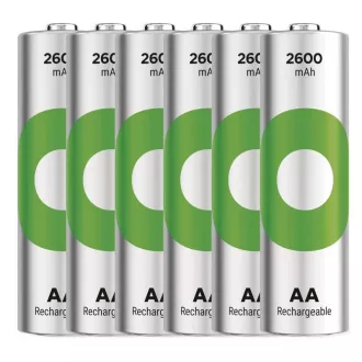 GP Baterija za ponovno polnjenje. ReCyko 2600 AA (HR6) - 6 kosov