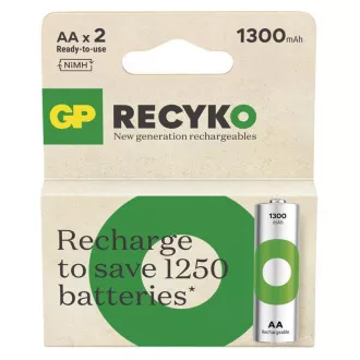 GP Baterija za ponovno polnjenje. ReCyko 1300 AA (HR6) - 2 kosa