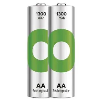 GP Baterija za ponovno polnjenje. ReCyko 1300 AA (HR6) - 2 kosa GP Baterija za ponovno polnjenje. ReCyko 1300 AA (HR6) - 2 kosa