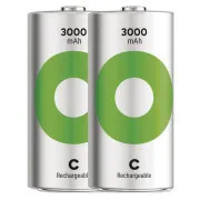 GP Baterija za ponovno polnjenje. ReCyko 3000 C (HR14) - 2 kosa