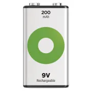 GP Baterija za ponovno polnjenje. ReCyko 200 (9V) - 1 kos
