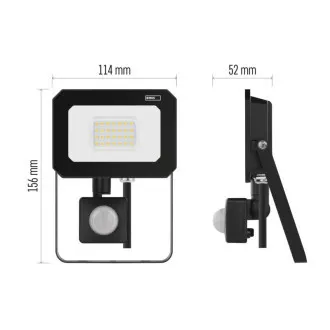 EMOS LED REFLEKTOR SIMPO 20W, 2000Lm, 4000K, PIR