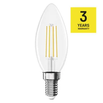 EMOS LED sveča 3,4W(40W) 470lm E14 WW EMOS LED sveča 3,4W(40W) 470lm E14 WW