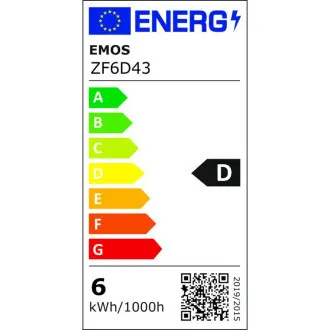 EMOS LED FLM MINI GL 5,9W(60W) 806lm E27 NW EMOS LED FLM MINI GL 5,9W(60W) 806lm E27 NW