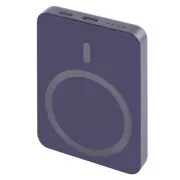 EMOS POWERBANK WI 522, brezžično polnjenje 20 W, 5.000 mAh, MODRA, 1xUSB-C