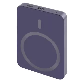 EMOS POWERBANK WI 522, brezžično polnjenje 20 W, 5.000 mAh, MODRA, 1xUSB-C
