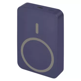 EMOS POWERBANK WI 1046, brezžično polnjenje 20 W, 10.000 mAh, MODRA, 1xUSB-C