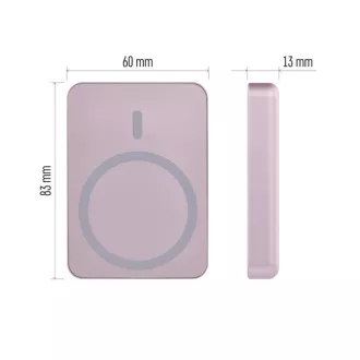 EMOS POWERBANK WI 522, brezžično polnjenje 20W, 5.000mAh, LOSOS, 1xUSB-C EMOS POWERBANK WI 522, brezžično polnjenje 20W, 5.000mAh, LOSOS, 1xUSB-C