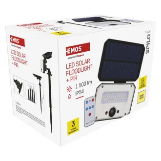 LED SONČNI REFLEKTOR SPILO 1500LM IP54 WW LED SONČNI REFLEKTOR SPILO 1500LM IP54 WW