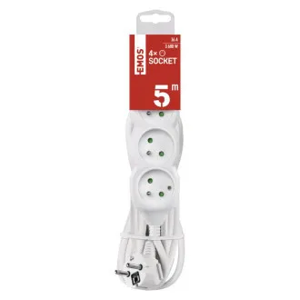 EMOS podaljšek 4z/5m 1,5 mm EMOS podaljšek 4z/5m 1,5 mm