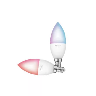 Trust Smart WiFi LED RGB& bela ambientna žarnica E27 - barvna / 2 kosa Trust Smart WiFi LED RGB& bela ambientna žarnica E27 - barvna / 2 kosa