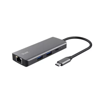 TRUST 6-v-1 večportni adapter USB-C