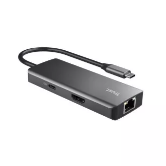 TRUST 6-v-1 večportni adapter USB-C