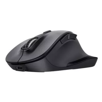 Trust Fyda Večnamenska brezžična miška/Office/Optical/Right-handed/2 400 DPI/USB BT/Black