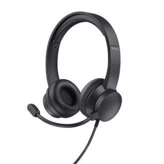 Trust HS-150/Stereo/Jack/Wire/Black