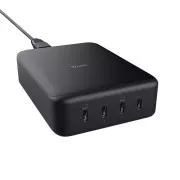 TRUST MAXO 240W 4-PORTNI NAMIZNI POLNILNIK USB-C