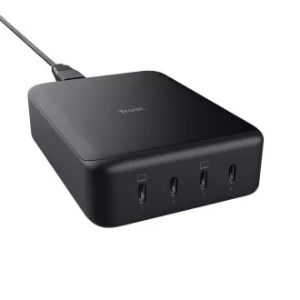 TRUST MAXO 240W 4-PORTNI NAMIZNI POLNILNIK USB-C