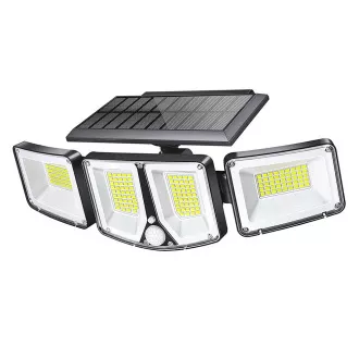 Zunanja sončna LED luč s senzorjem gibanja VIKING S180/1200lm/2200mAh/3 načini/IP65