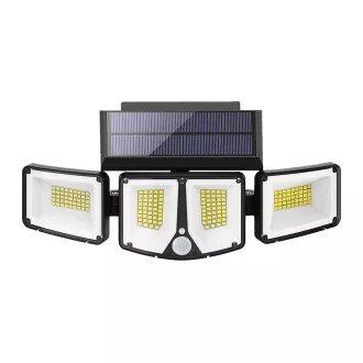 Zunanja sončna LED luč s senzorjem gibanja VIKING S180/1200lm/2200mAh/3 načini/IP65