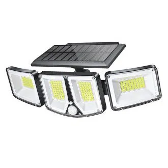 Zunanja sončna LED luč s senzorjem gibanja VIKING S180/1200lm/2200mAh/3 načini/IP65 Zunanja sončna LED luč s senzorjem gibanja VIKING S180/1200lm/2200mAh/3 načini/IP65
