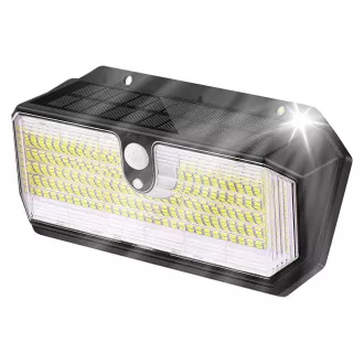 Zunanja sončna LED luč s senzorjem gibanja VIKING S282/2600lm/2200mAh/3 načini/IP65 Zunanja sončna LED luč s senzorjem gibanja VIKING S282/2600lm/2200mAh/3 načini/IP65