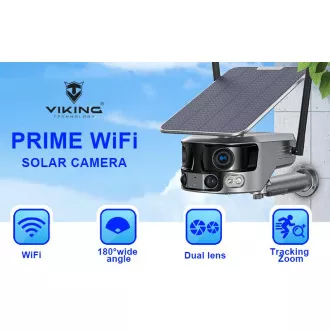 Sončna kamera Viking PRIME-WiFi/18000mAh/barvni nočni vid/IP66/aplikacija/Android/iOS