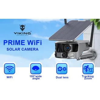Sončna kamera Viking PRIME-WiFi/18000mAh/barvni nočni vid/IP66/aplikacija/Android/iOS - Razpakirano