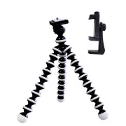 Potovalni stativ VIKING Tripod 4D/dolžina 25,5 cm/prilagodljiva, trpežna guma/največja obremenitev 2 kg/utesnjevalni vijak 1/4"