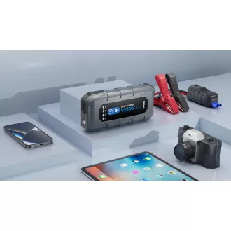 TOPDON V2200Plus/16000mAh/max izhodni tok 2200A/2xUSB-A/USB-C/DC Jack/tester akumulatorjev