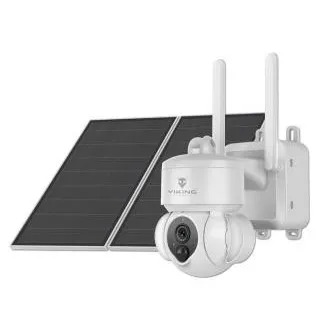 Sončna HD kamera Viking HDs03 4G/20000mAh/nočni vid/IP66/aplikacija/obvestilo/bela