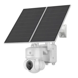 Sončna HD kamera Viking HDs03 4G/20000mAh/nočni vid/IP66/aplikacija/obvestilo/bela