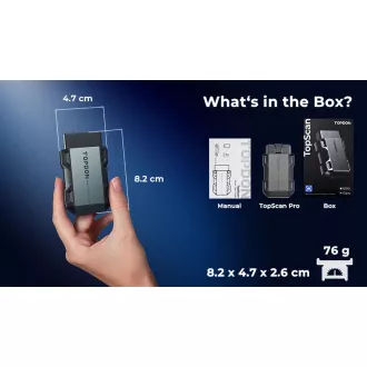 TOPDON diagnostična naprava TopScan Pro/OBD 2 funkciji/13 posebnih funkcij/Android/iOS/aplikacije