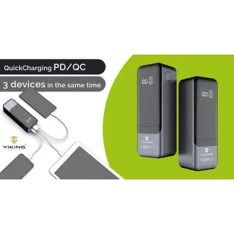 Viking PN-964PD 27000 mAh/Output:1xUSB-A,2xUSB-C/Input:2xUSB-C/LED zaslon