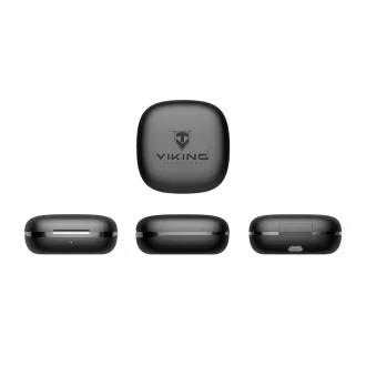 Brezžične slušalke Bluetooth Viking V49/BT/Wireless/Black