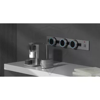 Vtičnica - vgradna Viking LZ60B/230V,50Hz/60cm dolžine/črna/do 7 modulov/IP20/aluminij/izvedena