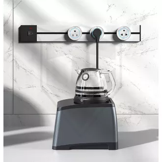Vtičnica Viking LZ40B/230V,50Hz/40cm dolžine/črna/do 5 modulov/IP20/aluminij/izvedba