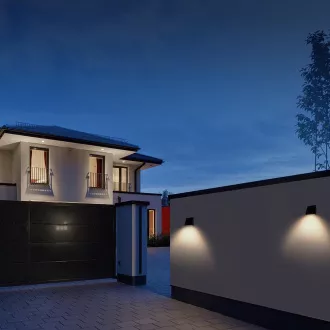 Viking SR25 Zunanja sončna LED luč/senzor gibanja/1000 lm/4 načini/IP54/dnevno bela