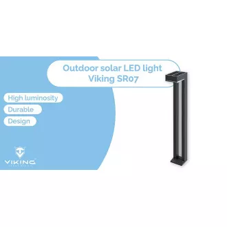 Zunanja sončna LED luč Viking SR07 - 2 kosa/1000 lm/IP54/2 načina/topla bela