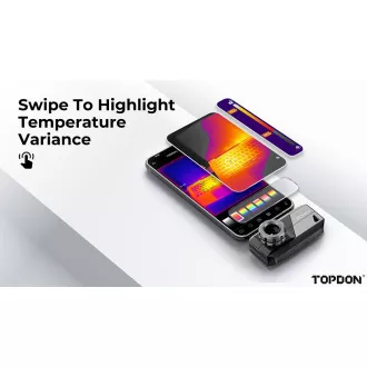 TOPDON termalna infrardeča kamera TS001/256x192/Windows/Android/vidno polje 13°x10°/USB-C/ TOPDON termalna infrardeča kamera TS001/256x192/Windows/Android/vidno polje 13°x10°/USB-C/