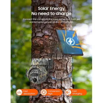 Sončna kamera Viking HDs04 4G siva/2304x1296/PIR zaznavanje/senzor gibanja/7800mAh