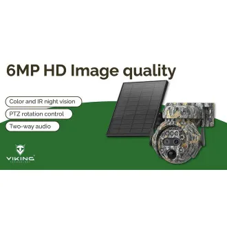 Sončna kamera Viking HDs04 4G siva/2304x1296/PIR zaznavanje/senzor gibanja/7800mAh