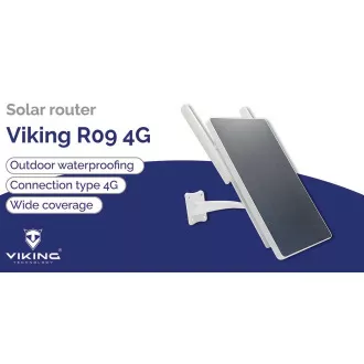 Viking R09 4G/Solar powered/WiFi solarni usmerjevalnik za do 8 naprav/prenos - 15Mbps Viking R09 4G/Solar powered/WiFi solarni usmerjevalnik za do 8 naprav/prenos - 15Mbps