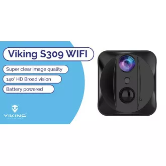 Mini kamera Viking S309 Wifi/1080P/nočni vid/senzor gibanja/2500mAh/mobilna aplikacija